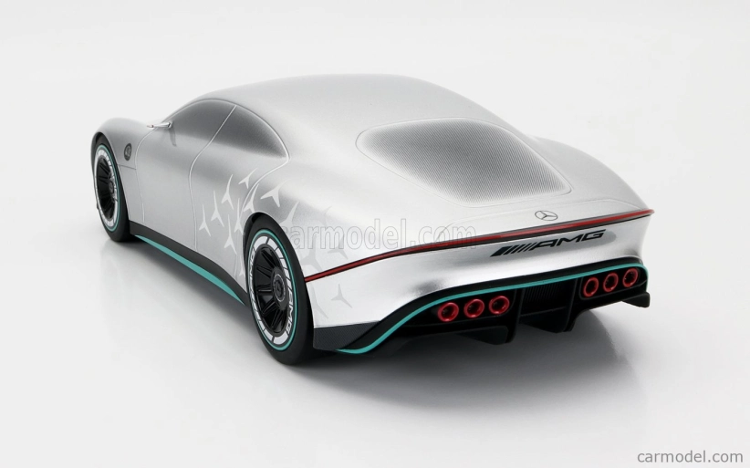 Nzg Mercedes Benz Vision Amg Elektrické auto 2022 1:18 Strieborná zelená