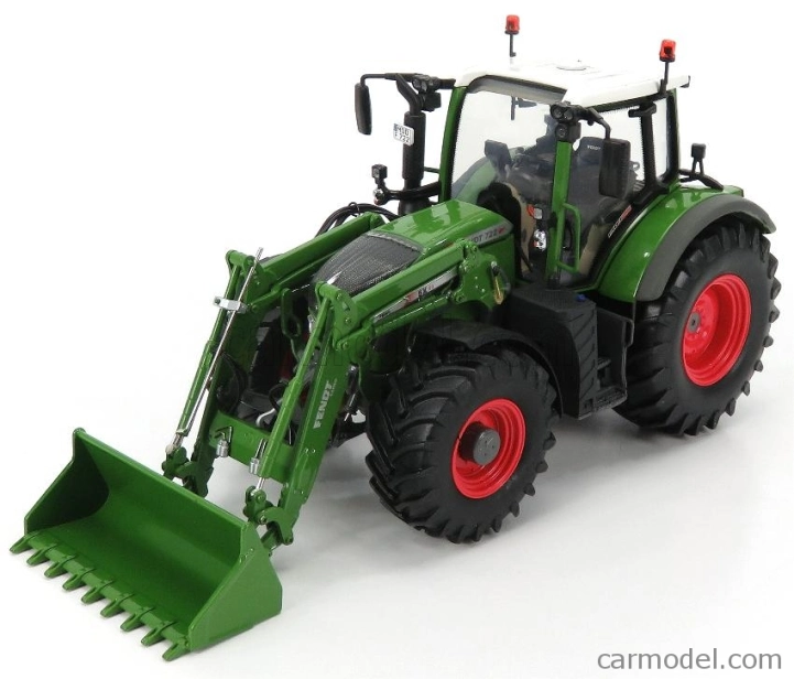 Universal hobbies Fendt 722 Vario Traktor s čelným nakladačom 5 X 90 Cargoprofi 2016 1:32 Zelená biela červená