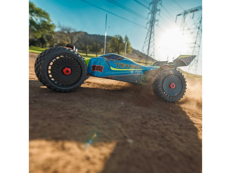 RC auto Arrma Typhon Mega 665 1:8 4WD RTR, modrá