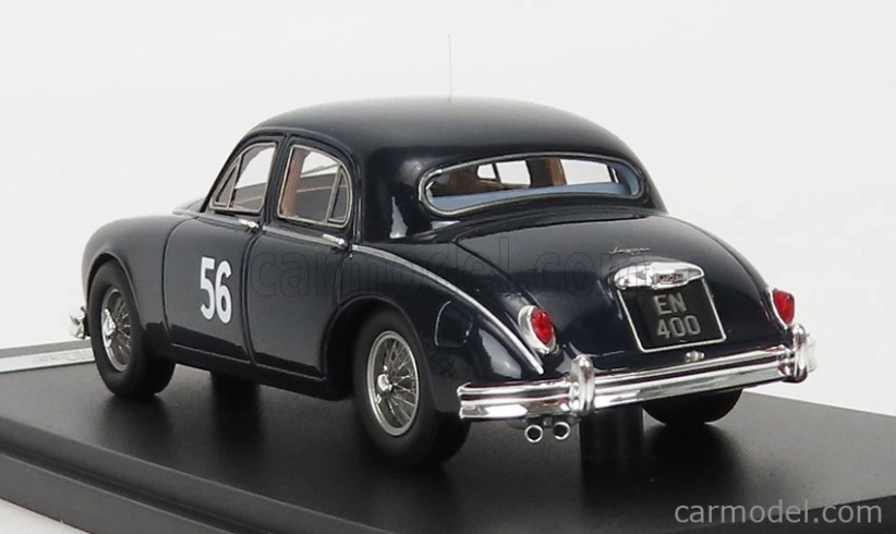 Modely v mierke Matrix Jaguar Mkii 3.4 Litre N 56 Winner Brand Hatch Saloon Car Race 1957 1:43 Black