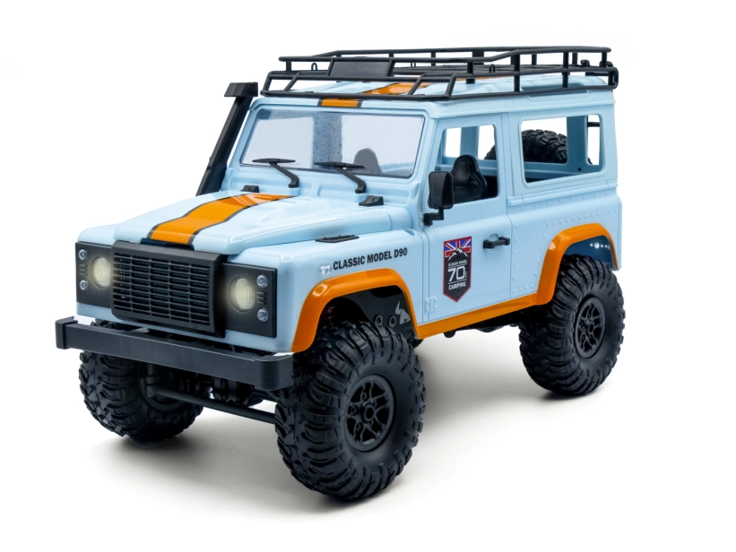 RC auto Land Rover Trail 1/12 RTR 4WD, modrá + náhradní baterie