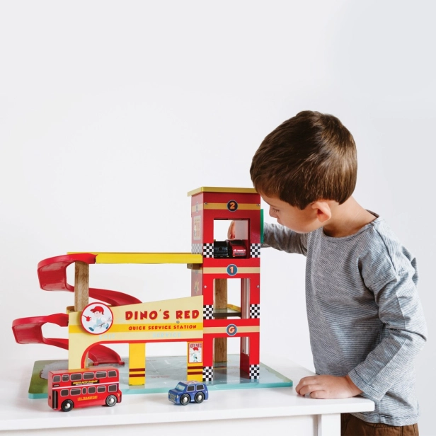Le Toy Van Garage Dino's Red