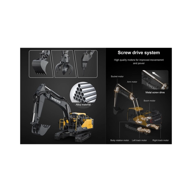 RC rýpadlo Volvo EC160E 1:16