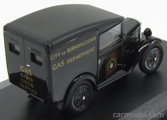 Oxford-models Austin Seven Rn Van Gas City Of Birmingham 1923 1:43 Black