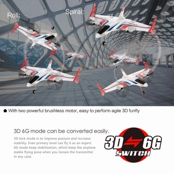 RC lietadlo Fighter - X520 VTOL