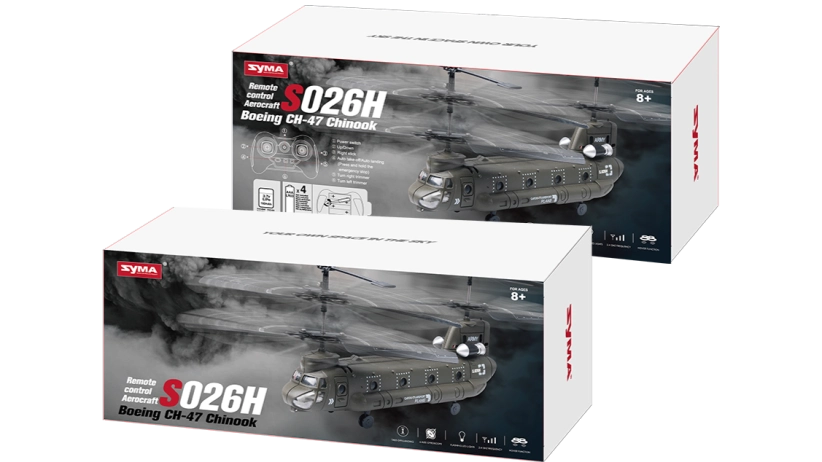 RC vrtulník Syma S026H Boeing CH-47 Chinook | RCprofi.cz