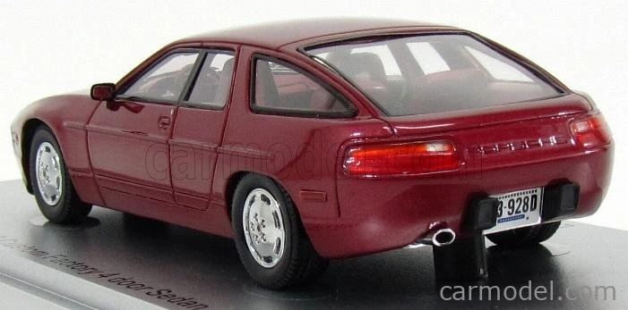 Kess-model Porsche 928 Custom Factory 4-dverový sedan 1986 1:43 Red Met