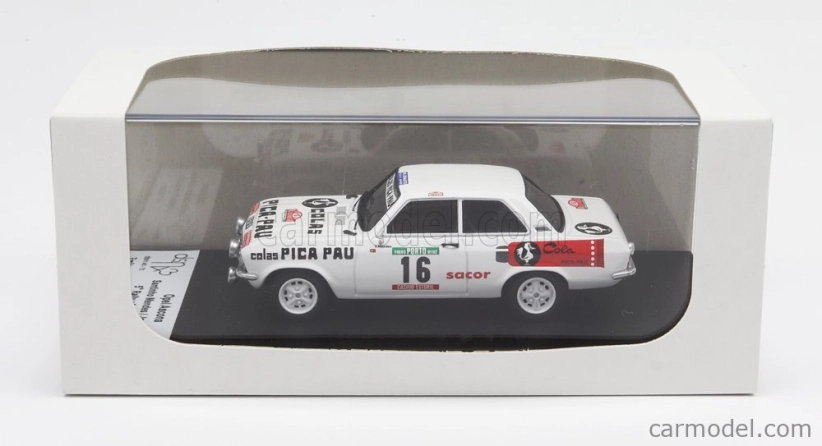 Trofeu Opel Ascona (nočná verzia) N 16 Rally Portugal 1976 S.mendes - J.nobre 1:43 Biela