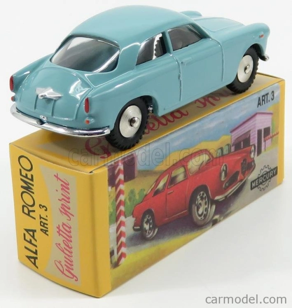 Edicola Alfa romeo Giulietta Sprint 1957 1:48 Světle Modrá