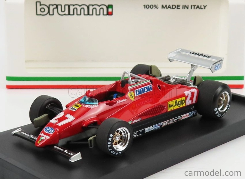 Brumm Ferrari F1 126 C2 Taliansko Gp 1982 N 27 Patrick Tambay 1:43 ...