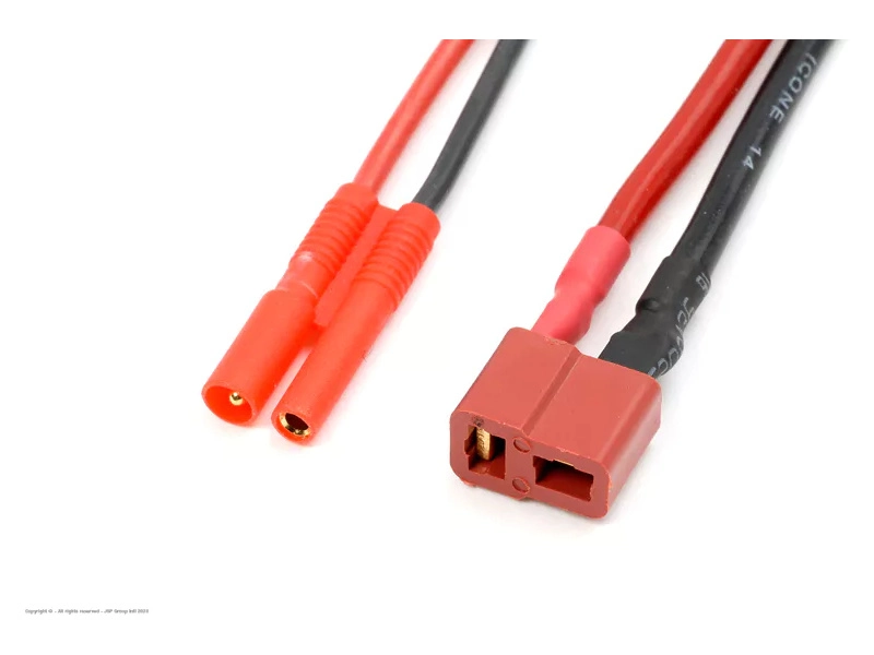 Konverzní kabel Deans přístroj - 2.0mm zlacený 20AWG