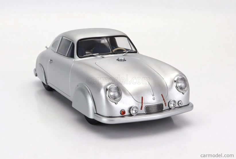 Werk83 Porsche 356 Sl Coupe verzia s jednoduchou karosériou 1951 1:18 strieborná