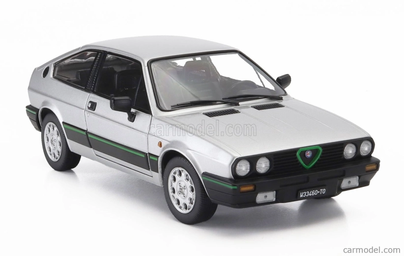 Mitica-diecast Alfa romeo Alfa Romeo Sprint 1.5 Quadrifoglio Verde 1983 1:18 Grigio Nisida Met Grey
