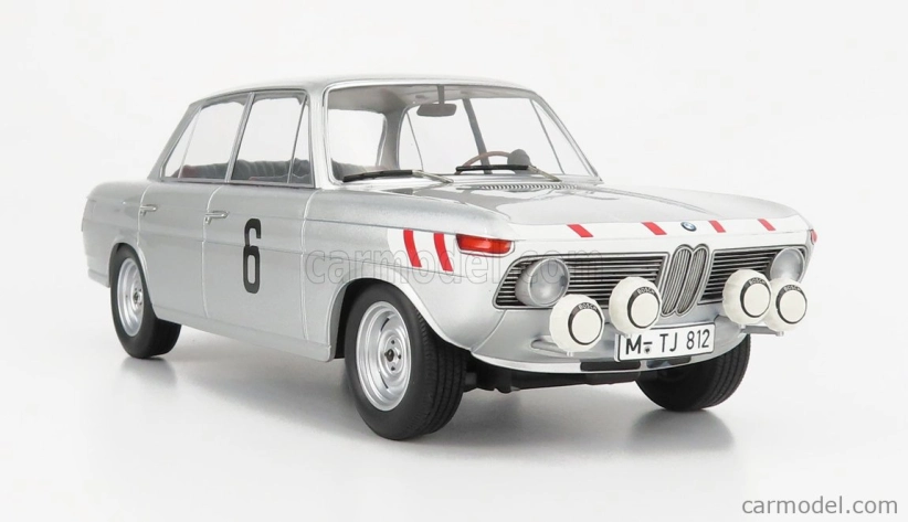 Minichamps BMW 1800 Tisa N 6 24h Spa 1965 G.munaron - H.eppelein 1:18 Silver