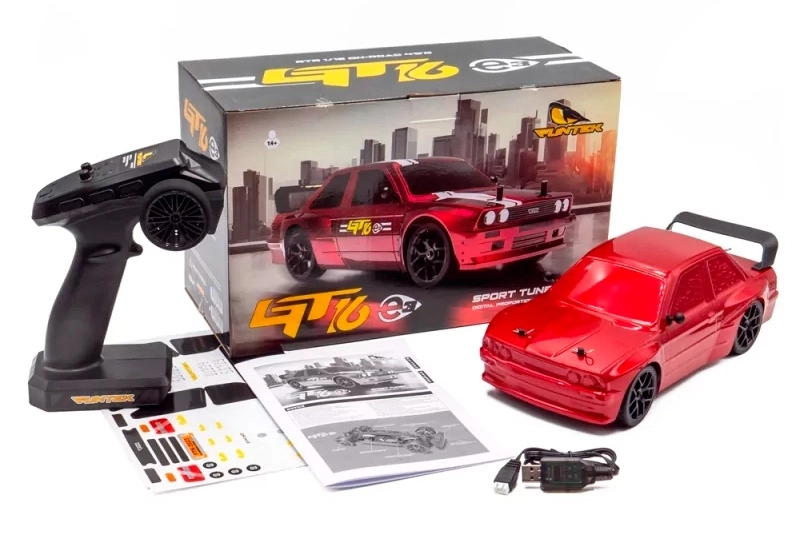 RC auto FUNTEK GT16E červená