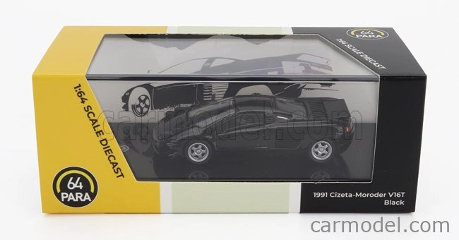 Paragon-models Cizeta V16t Lhd 1991 1:64 čierna