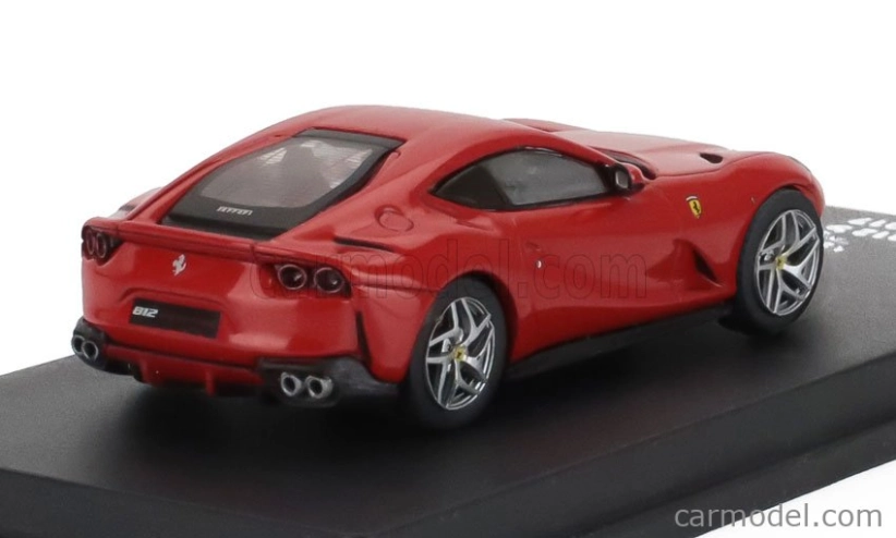 Edicola Ferrari 812 Superfast 2017 - Con Vetrina - With Showcase 1:64 Rosso Corsa 322 - Červená