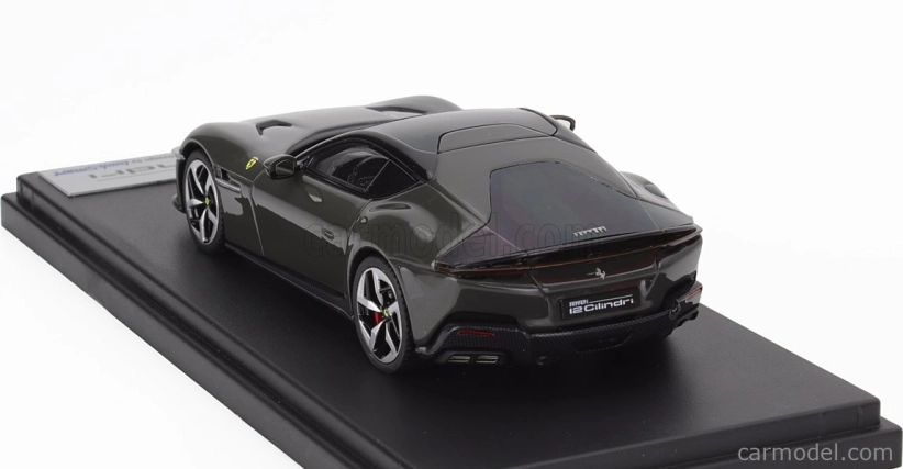 Looksmart Ferrari 12 Cilindri V12 830cv 2024 1:43 Grigio Scuro 792 - sivá čierna