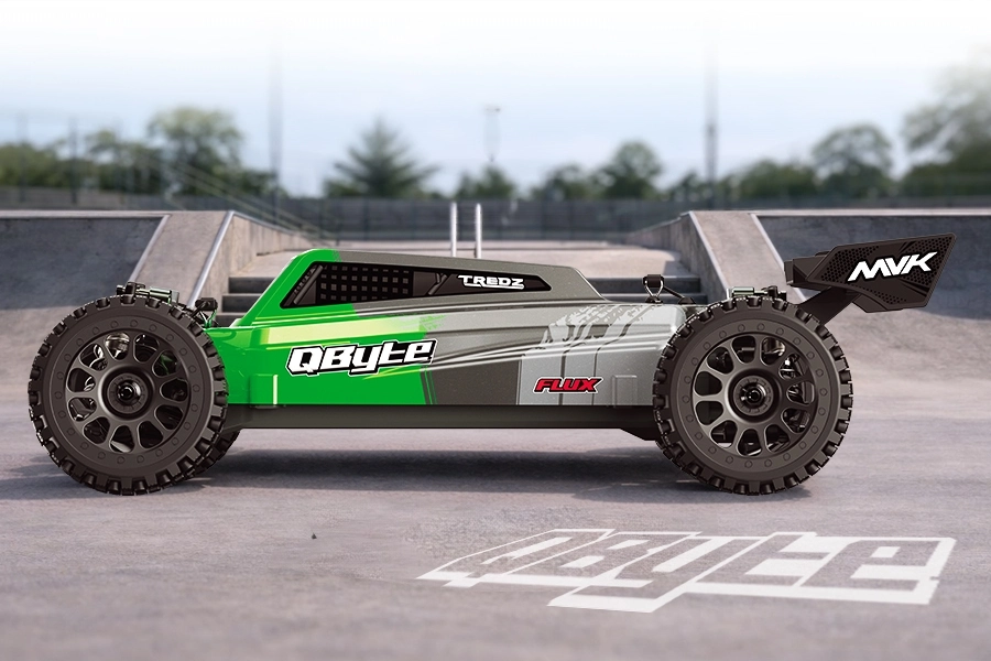 Buggy QByte XB Flux 1/12 – zelená