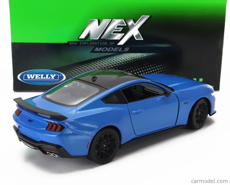 Welly Ford usa Mustang Coupe 2024 1:24 Blue