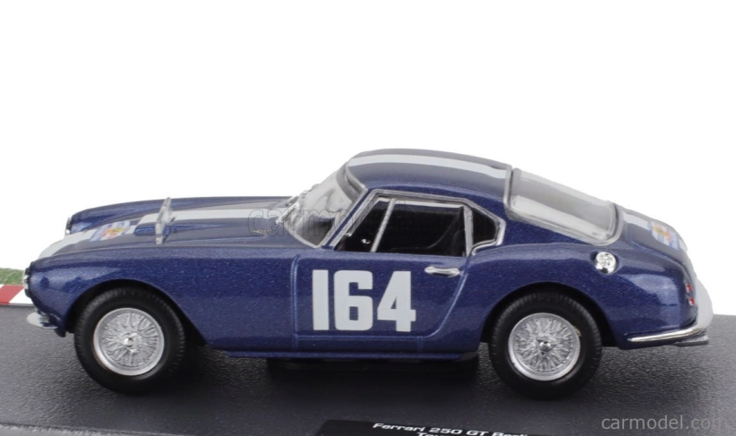 Edicola Ferrari 250 Gt Berlinetta Interim N 164 Tour De France 1959 Jean Lucas - Jean Francois Malle 1:43 Modrá biela