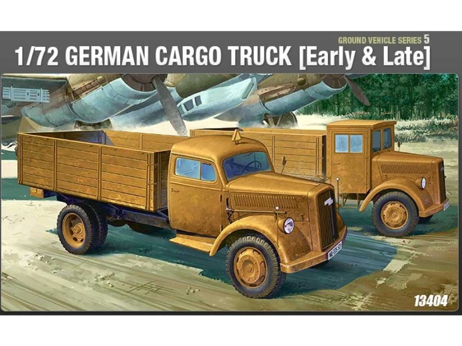 Academy German Cargo Truck E/L (1:72)