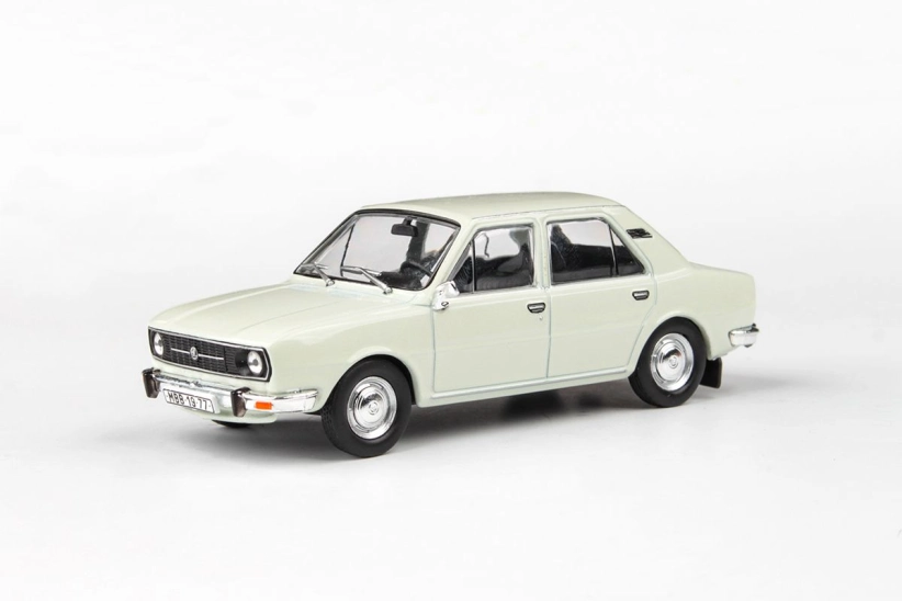Abrex Škoda 105L (1977) 1:43 – biela ľadová