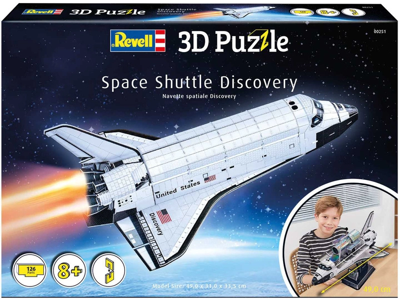 Revell 3D Puzzle – raketoplán Discovery