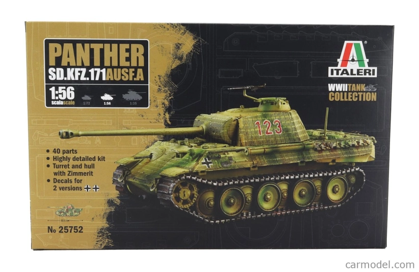 Talianeri Tank Sd.kfz. 171 Panther Ausf.a Military 1945 1:56 /