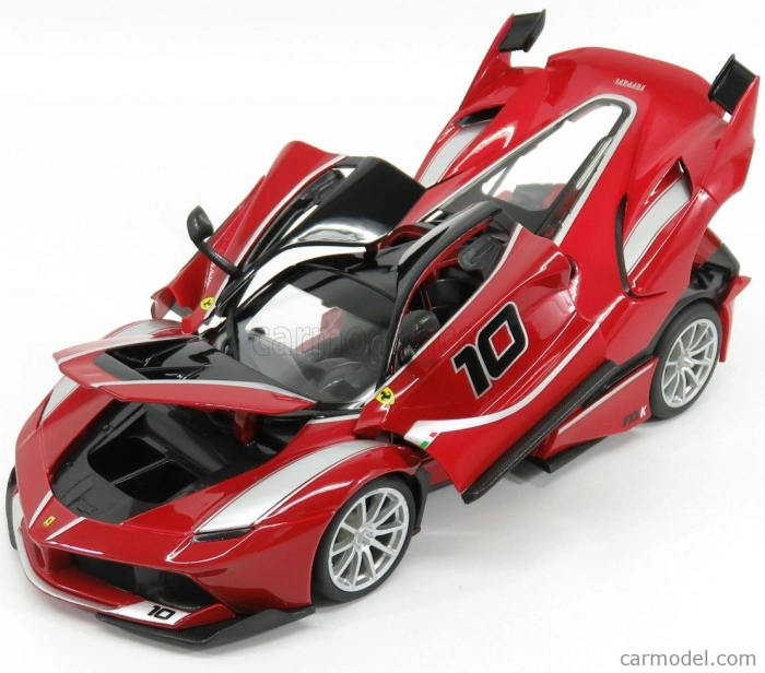 Bburago Ferrari FXX K 1:18 červená metalíza