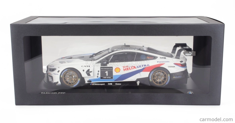 Minichamps BMW radu 8 M8 Gte Team Bmw Motorsport Mission 8 N 1 Racing 2019 1:18 Biela modrá červená čierna
