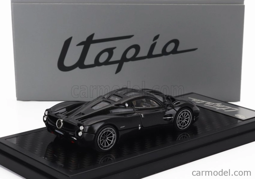 Lcd-model Pagani Utopia 2022 1:64 Černý Karbon