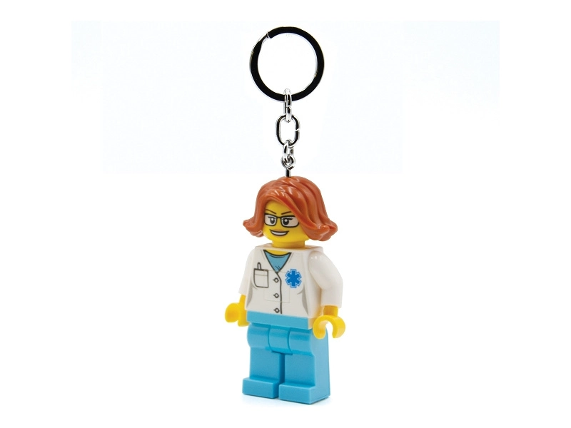 LEGO svietiaca kľúčenka – Ikonická doktorka