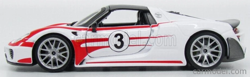 Bburago Porsche 918 Weissach 1:24 bílá