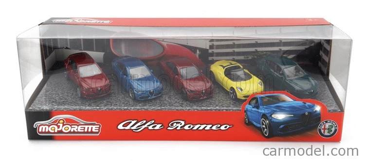 Majorette Alfa romeo Set pěti modelů 1:64