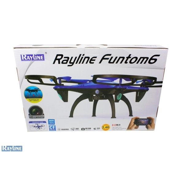 RC dron Funtom 6 2x AKU! Barometer, HD kamera