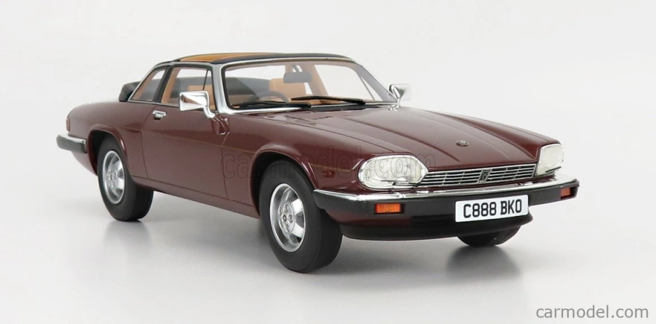 Cult-scale models Jaguar Xj-sc Semiconvertible 1983 1:18 Red Met