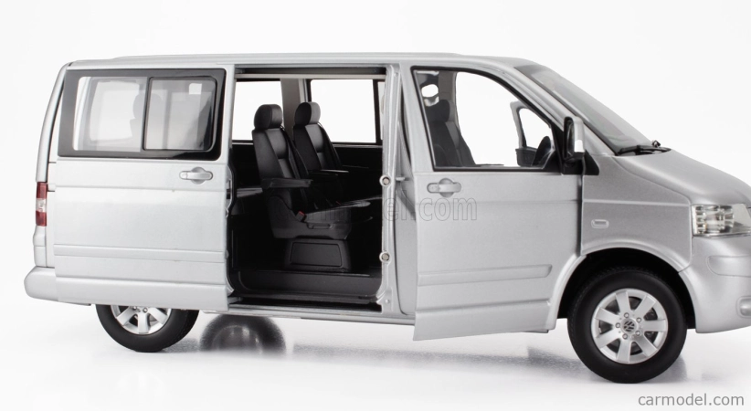 Norev Volkswagen T5 Multivan Minibus 2003 1:18 Strieborný