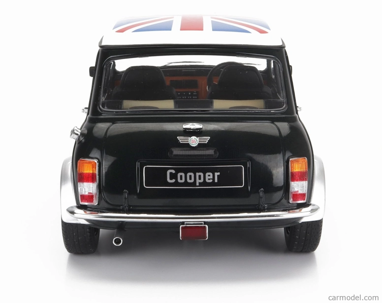 Mini Cooper Rhd 1992 s Union Jack 1:12 zelená biela