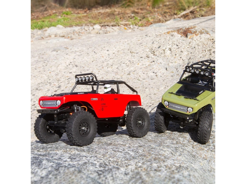 Axial SCX24 Deadbolt 1:24 4WD RTR červená