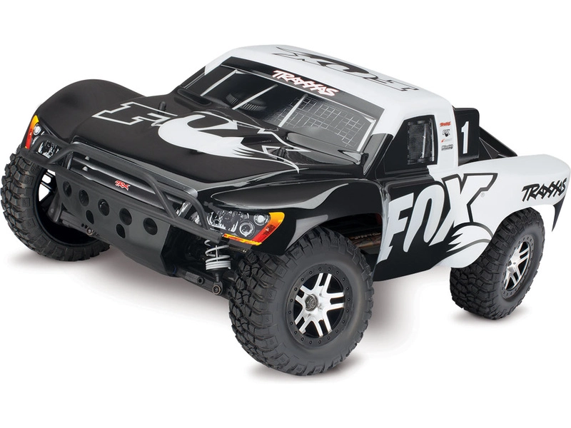 RC auto Traxxas Slash 1:10 VXL 4WD TQi, Fox, černobílá