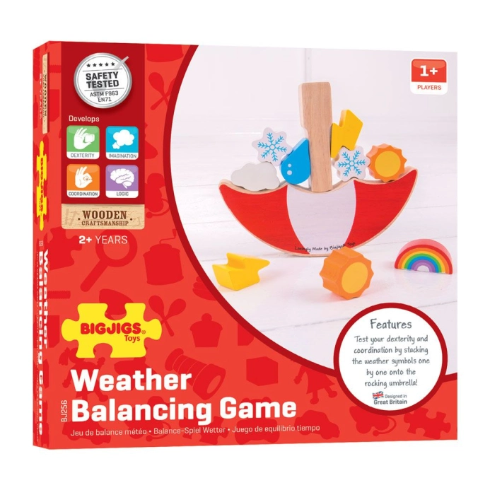 Bigjigs Toys Balančná hra Počasie – poškodený obal