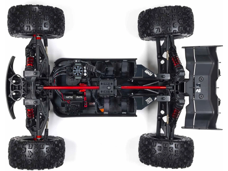 RC auto Arrma Kraton 8S BLX 1:5 4WD EXB RTR, černá