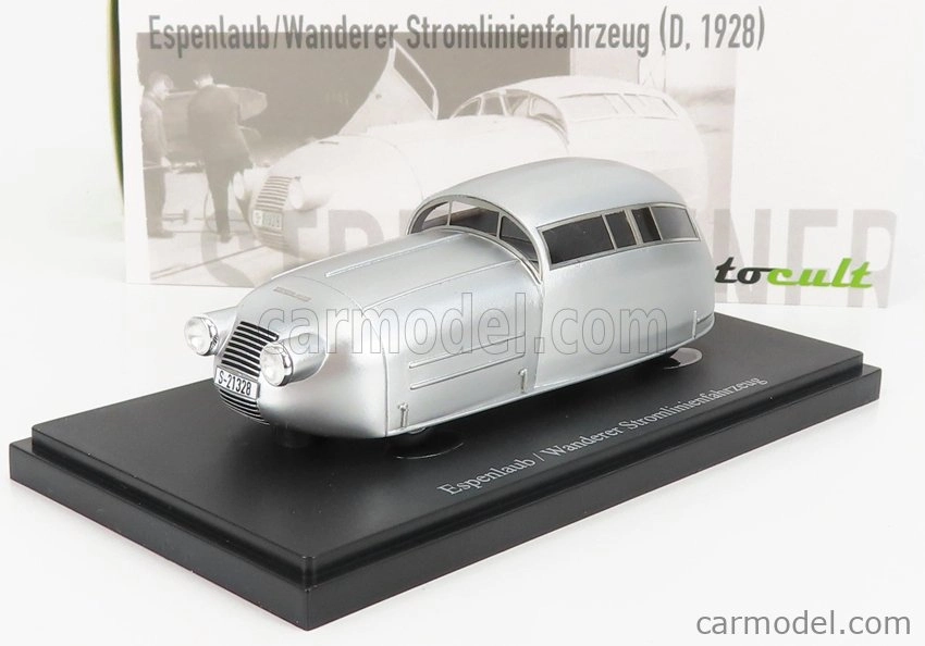 Autocult Espenlaub Wanderer Streamliner Nemecko 1928 1:43 Silver Met