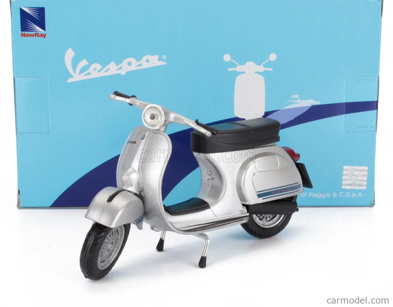 Newray Piaggio Vespa 125 Et3 Primavera 1976 1:12 Silver