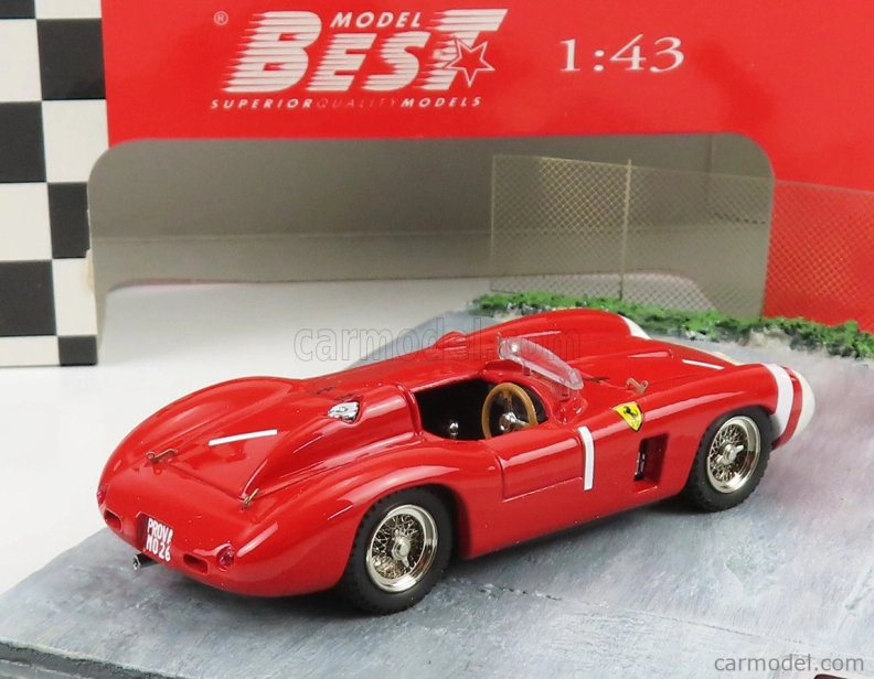 Najlepší model Ferrari 860 Monza N 1 Nurburgring 1965 Juan Manuel Fangio 1:43 Červená biela