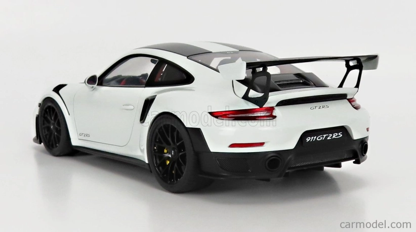 Autoart Porsche 911 991-2 Gt3 Rs Weissach Package 2019 - Black Rims 1:18 Bílá Černá