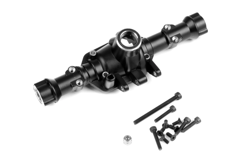 Kovová zadní náprava (titanem potažená) pro Traxxas TRX-4 černá