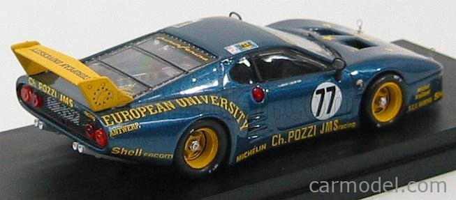 Najlepší model Ferrari 512bb Lm Team Charles Pozzi Jms Racing N 77 24h Le Mans 1980 J.c.andruet - C.ballot Lena 1:43 Blue met Yellow