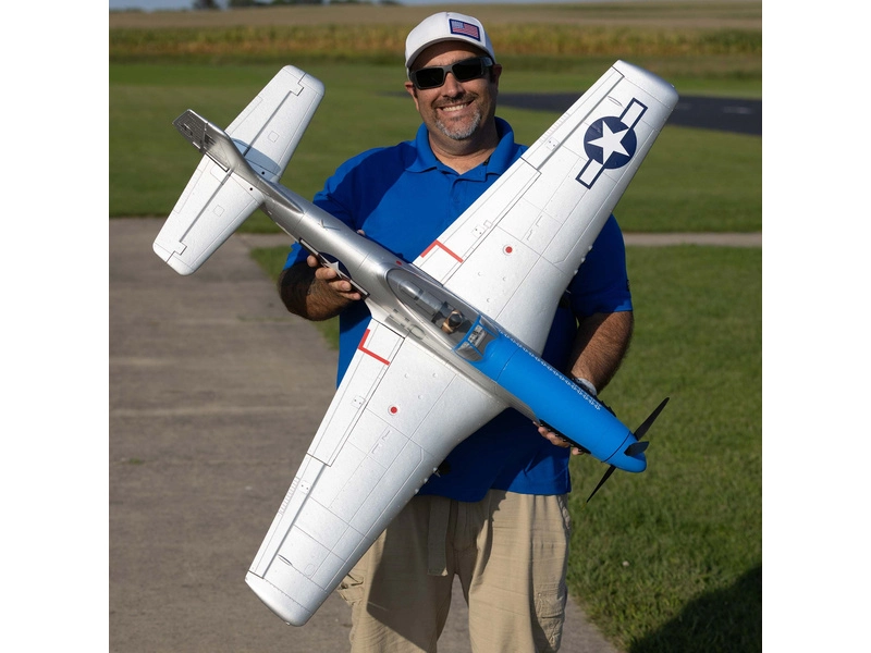 RC letadlo E-flite P-51D Mustang 1.2m PNP